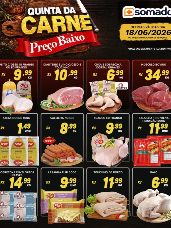 Encarte de supermercado: Quinta da Carne.