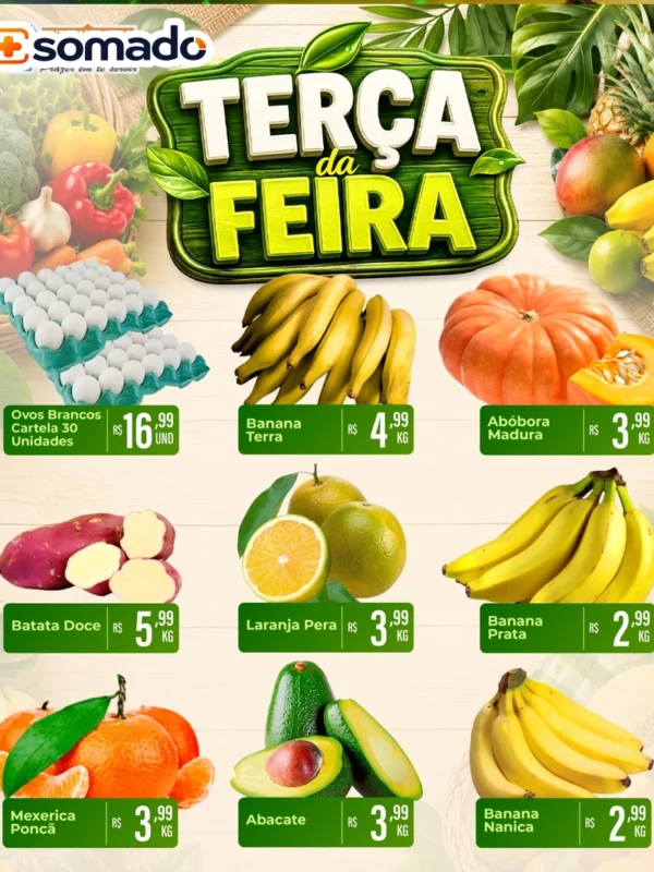 Encarte de supermercado: Terça da Feira.