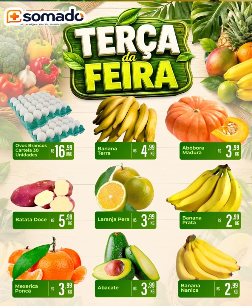Encarte de supermercado: Terça da Feira.