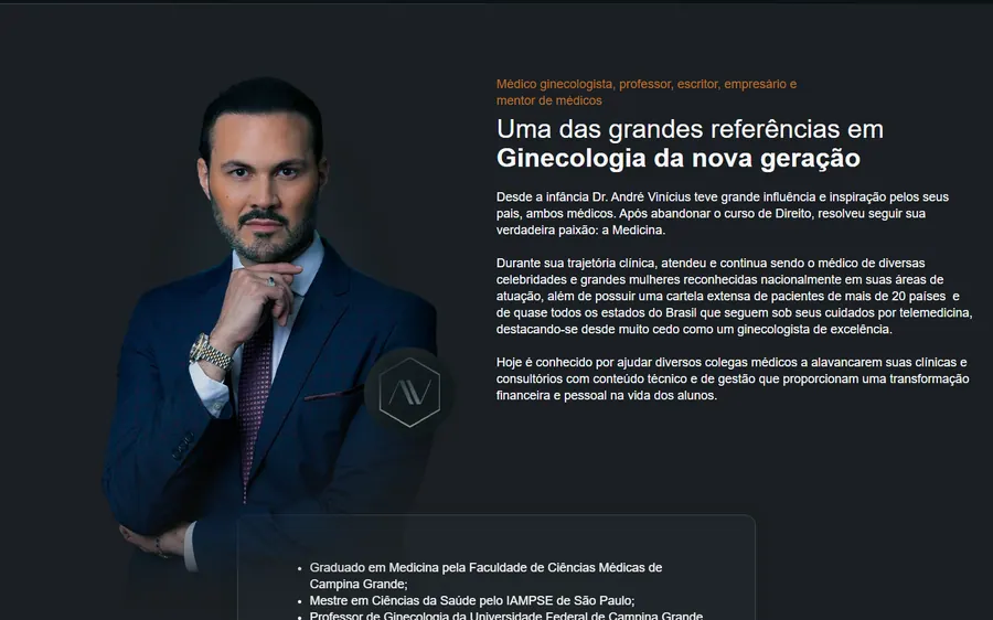 Trecho da página