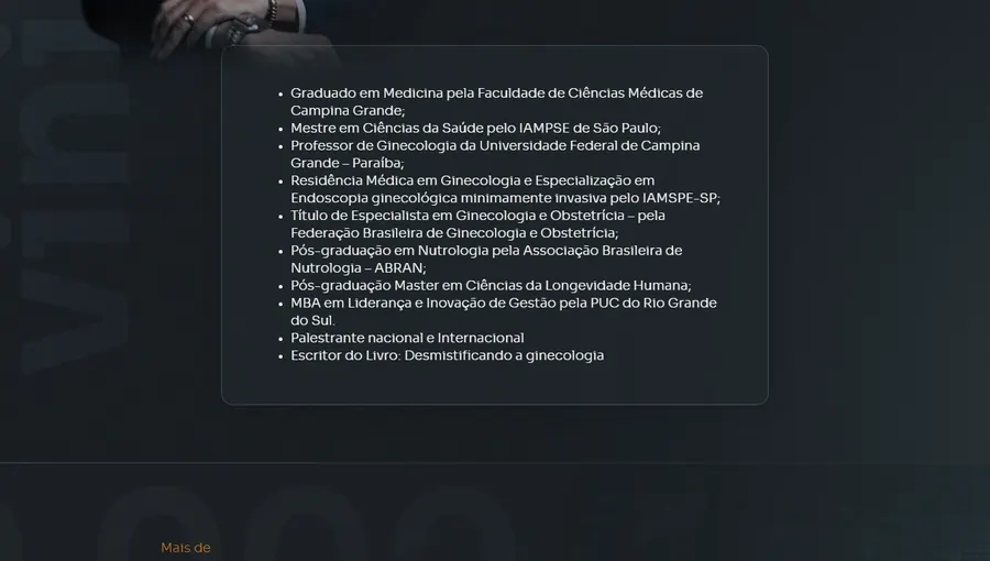 Trecho da página