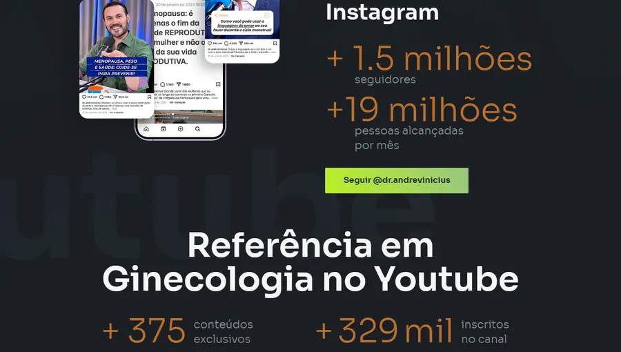 Trecho da página