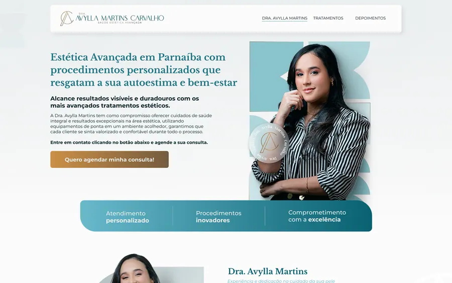 Trecho da página