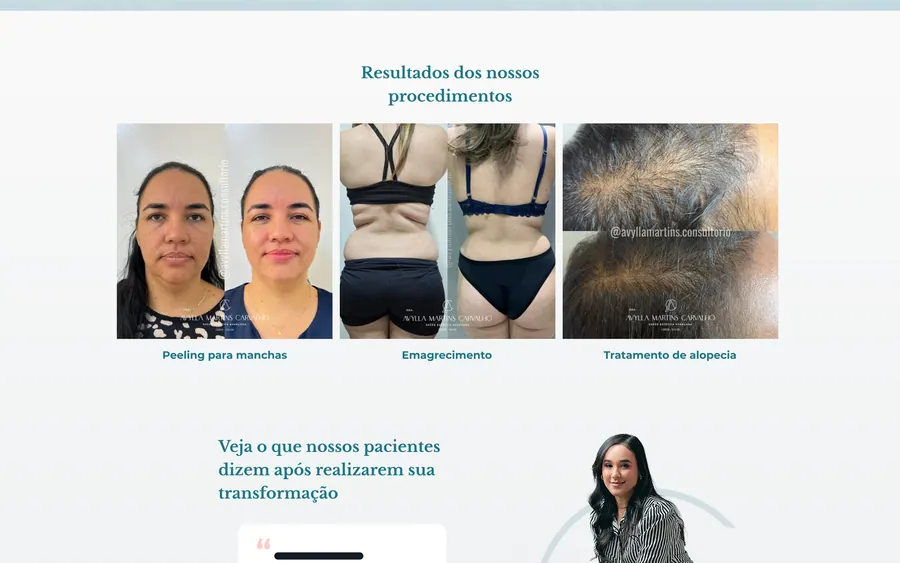 Trecho da página