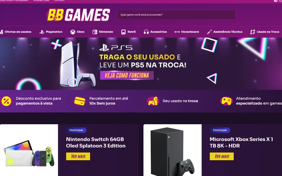 Trecho da página