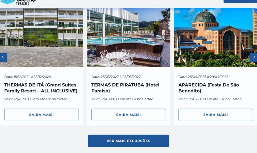 Trecho da página