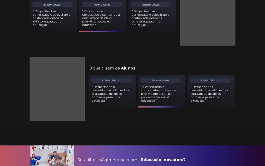 Trecho da página
