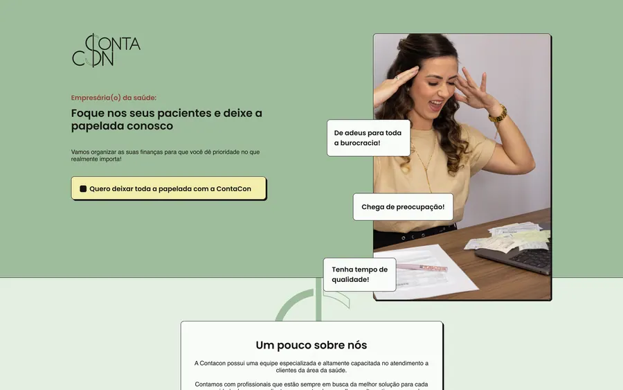Trecho da página