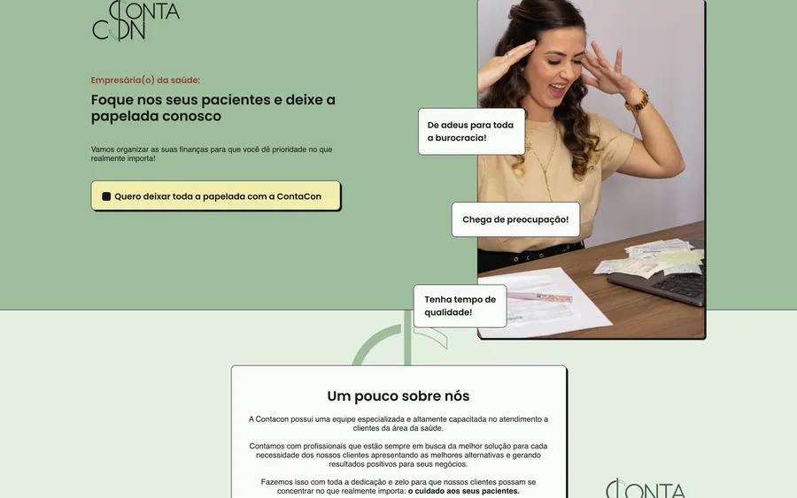 Trecho da página