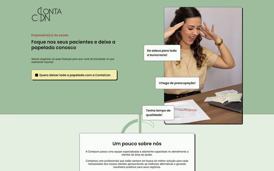 Trecho da página