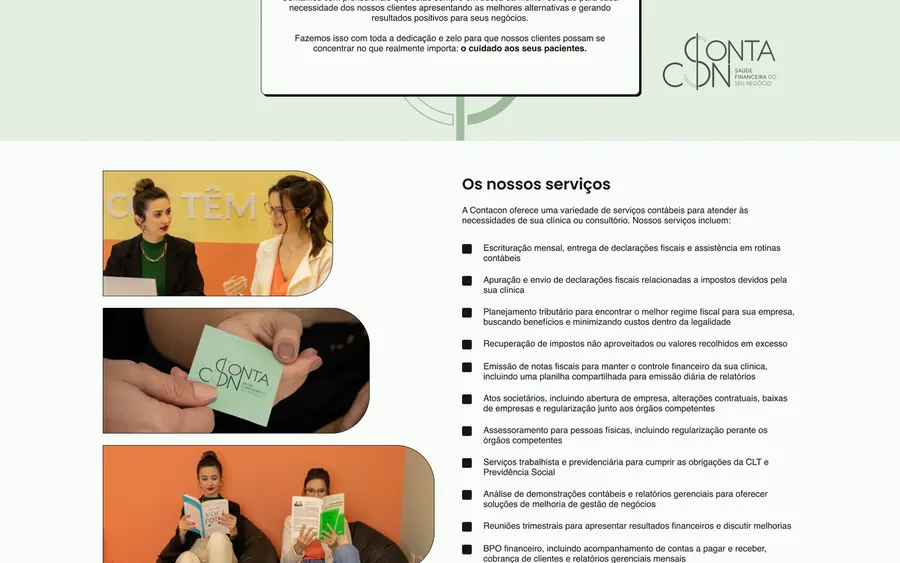 Trecho da página