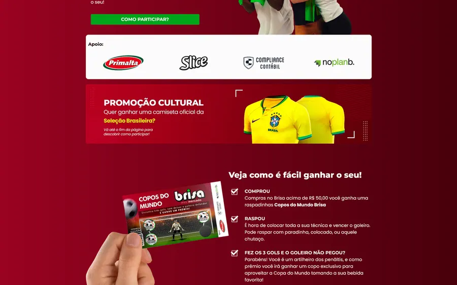 Trecho da página
