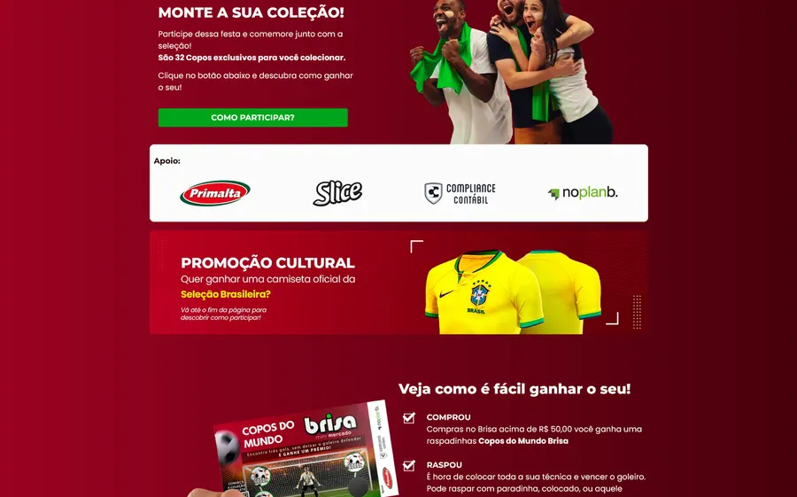 Trecho da página