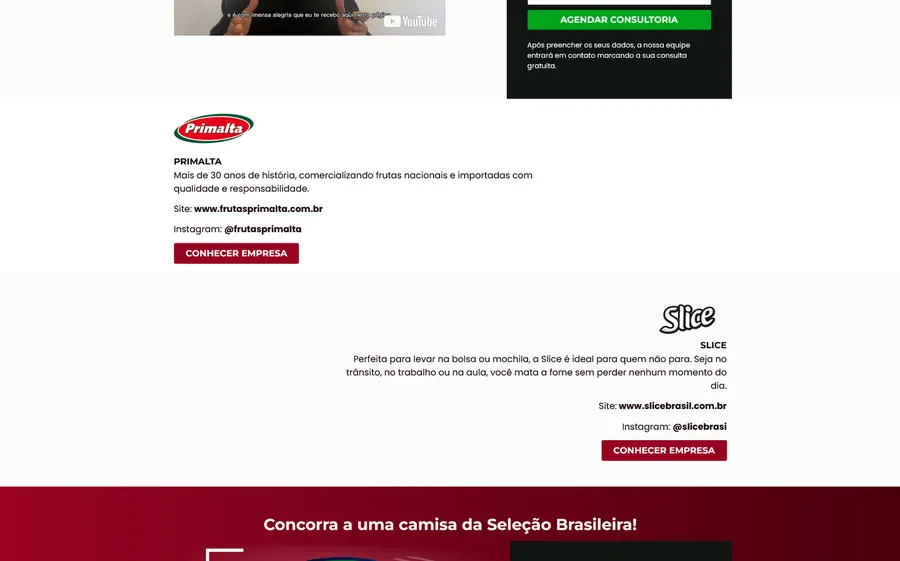 Trecho da página