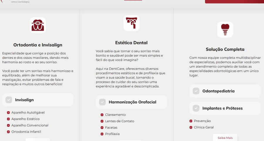 Trecho da página