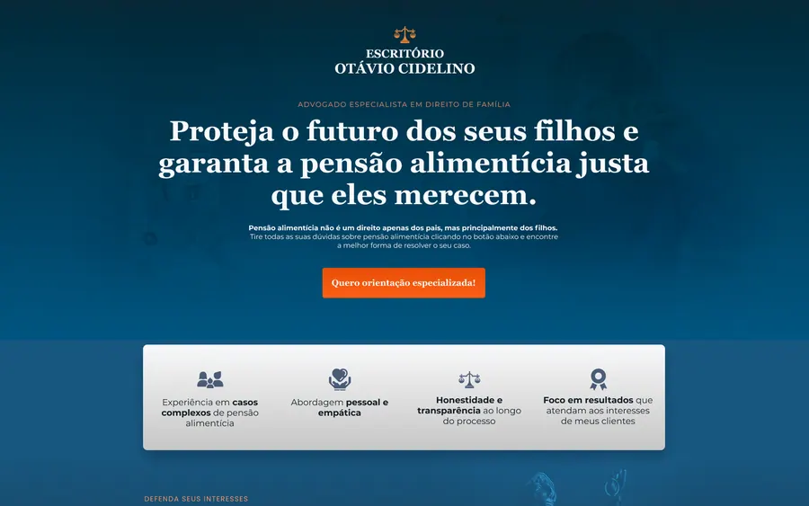 Trecho da página