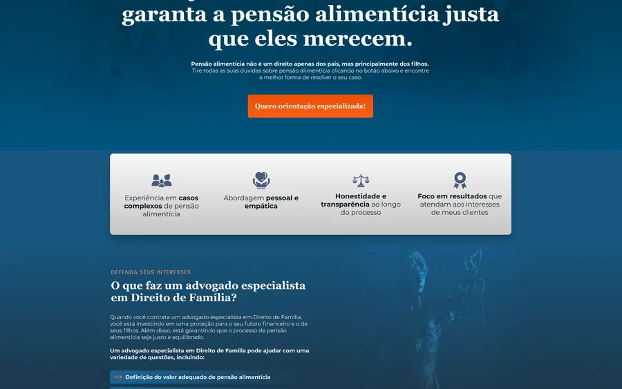 Trecho da página