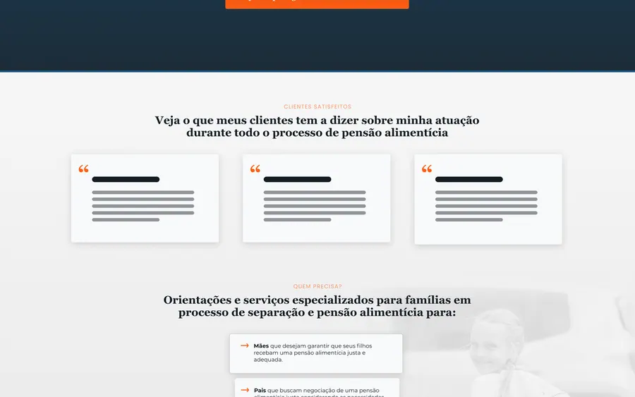 Trecho da página