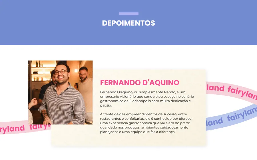 Trecho da página