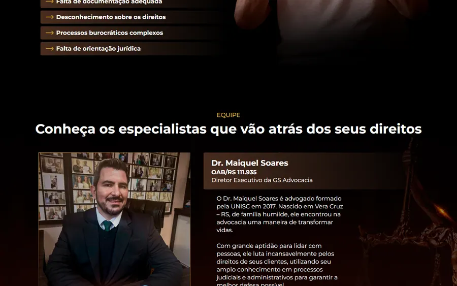 Trecho da página