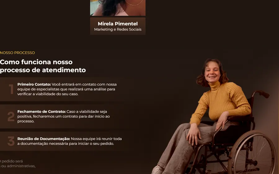 Trecho da página