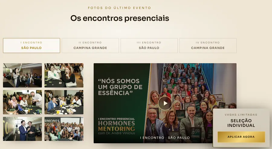 Trecho da página