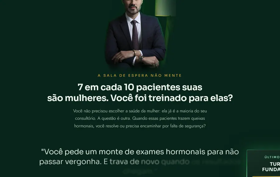 Trecho da página