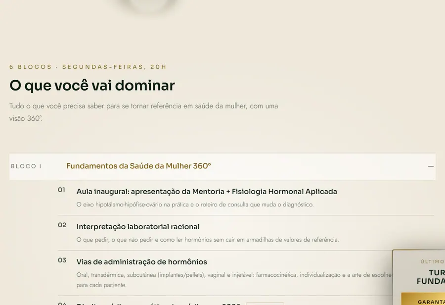 Trecho da página