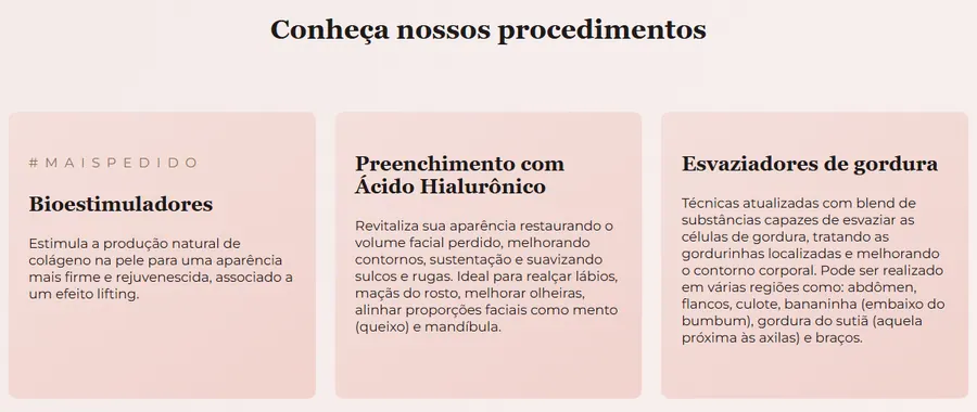 Trecho da página