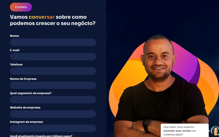 Trecho da página
