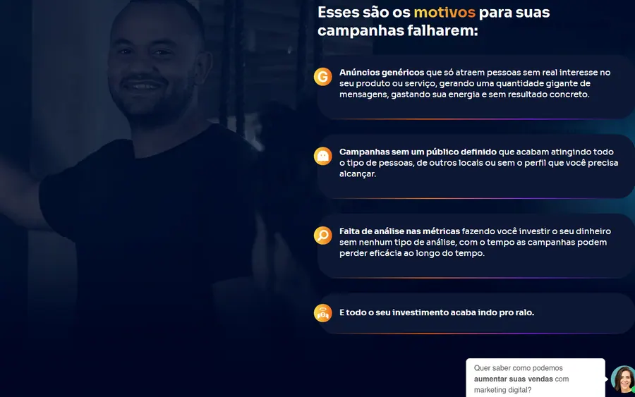 Trecho da página