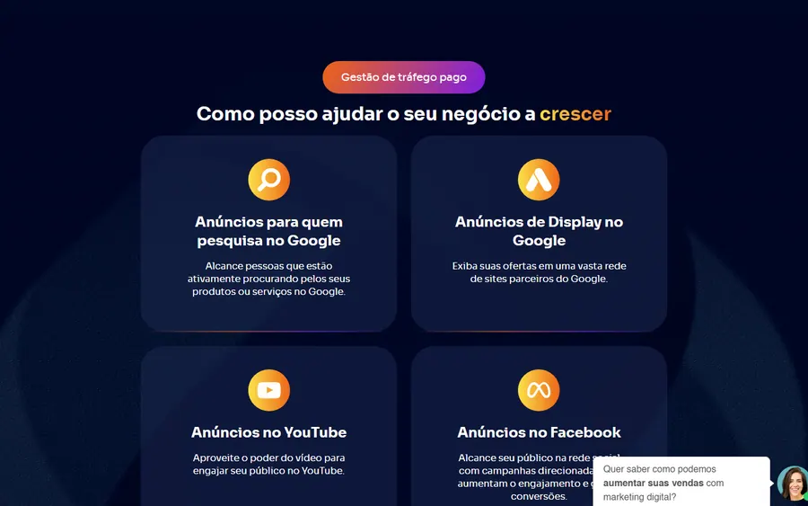 Trecho da página