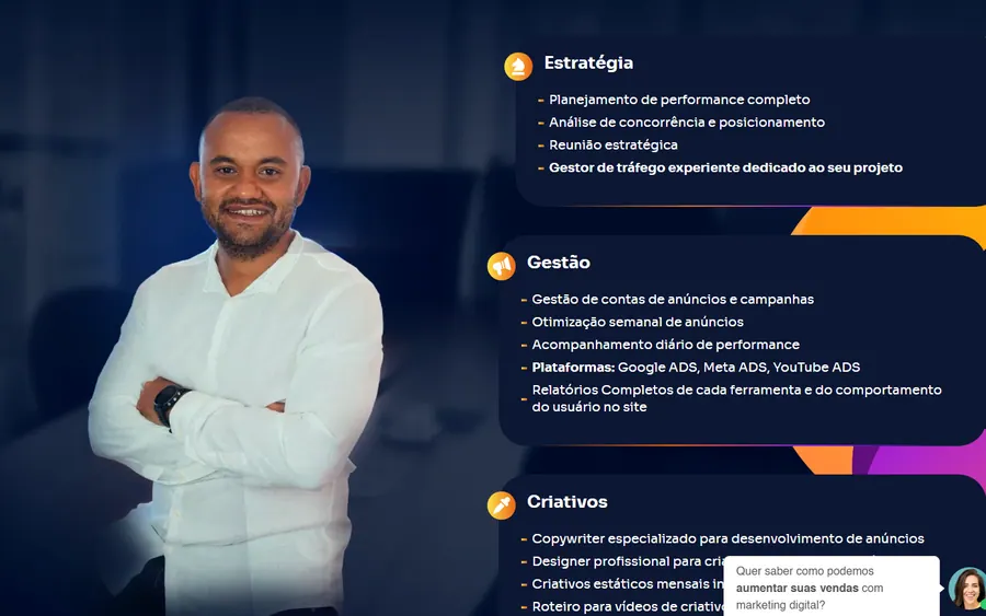 Trecho da página