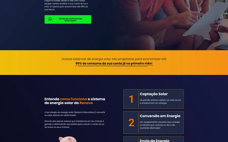Trecho da página